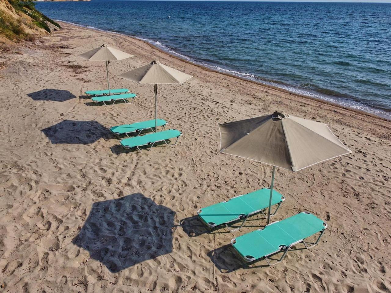 Summerday Villa Private Beach Неа-Іраклія Екстер'єр фото
